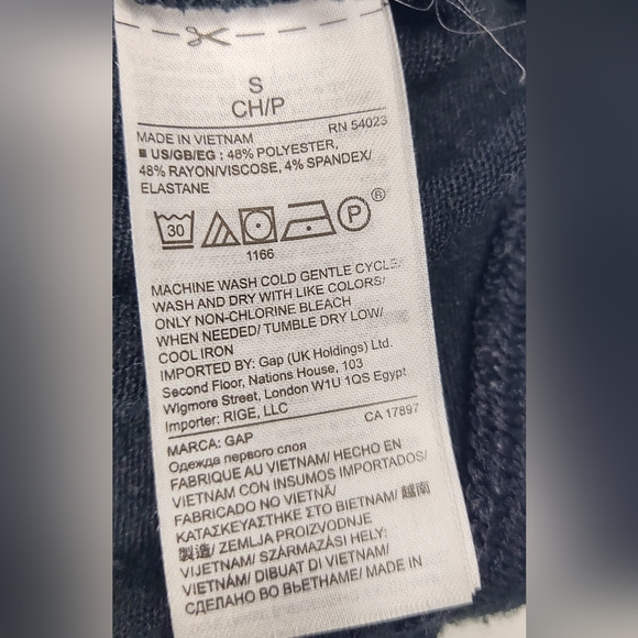 Gap Black Batwing Rounded Hem Open Front Cardigan Small Slouchy Cardigan‎ - Picture 3 of 8